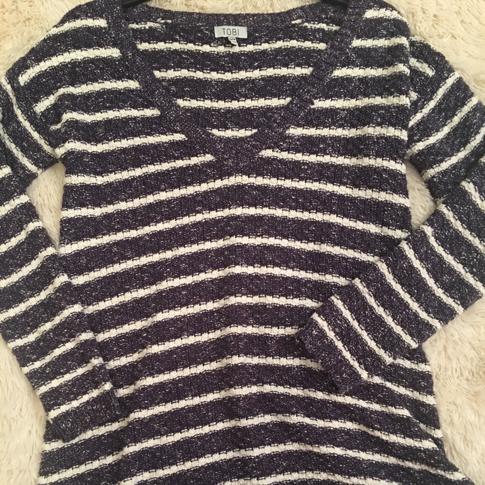 Navy and Blue Sweater
